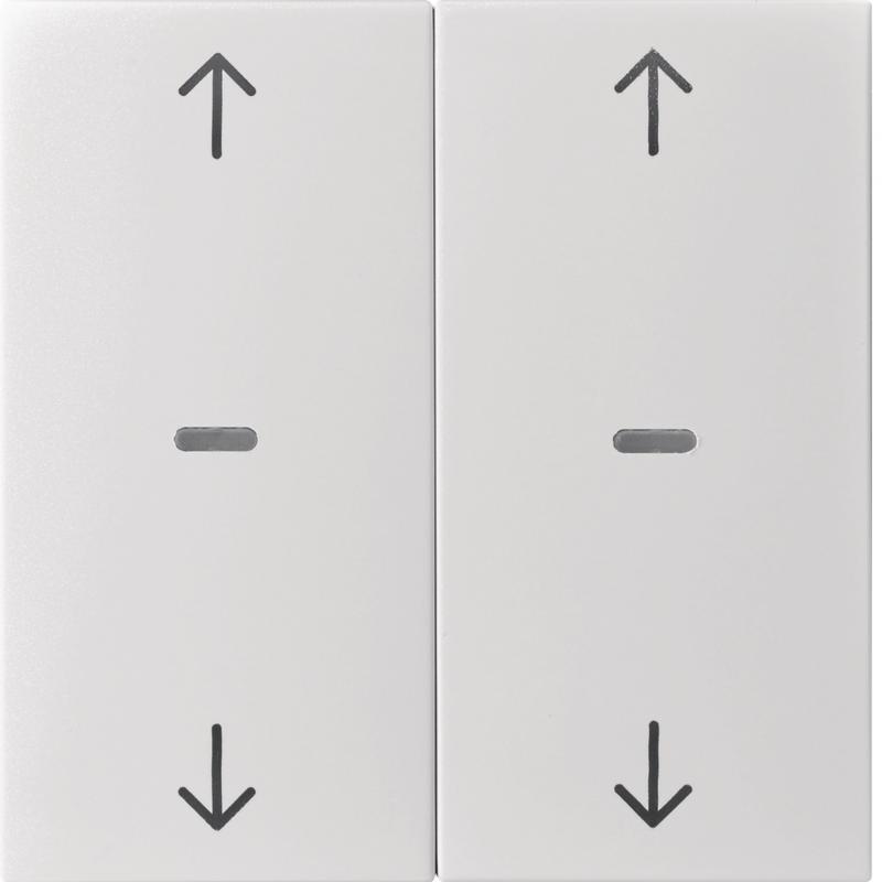 Berker 80961382 Abdeck. Tast.-M. 2f. Pfeil S.1/B.x weiß