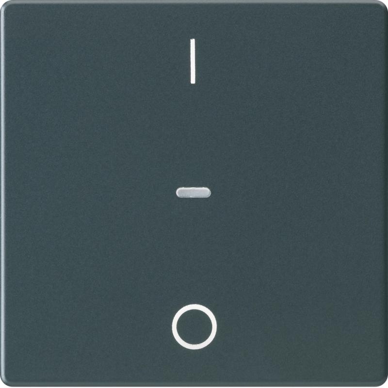 Berker 80962226 Abdeck. Tast.-M. 1f. I/O Q.x anth