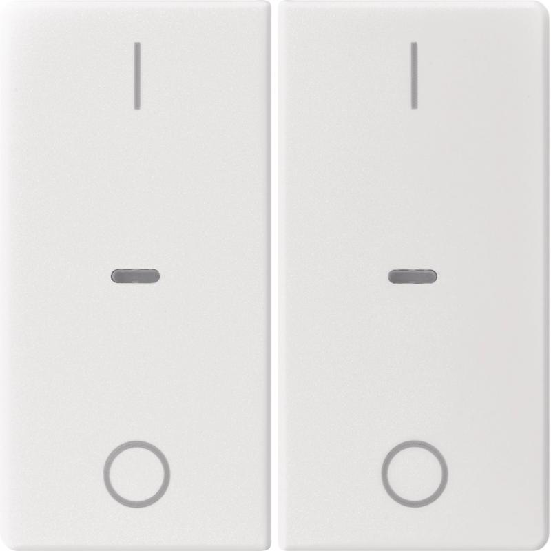Berker 80962329 Abdeck. Tast.-M. 2f. I/O Q.x pw