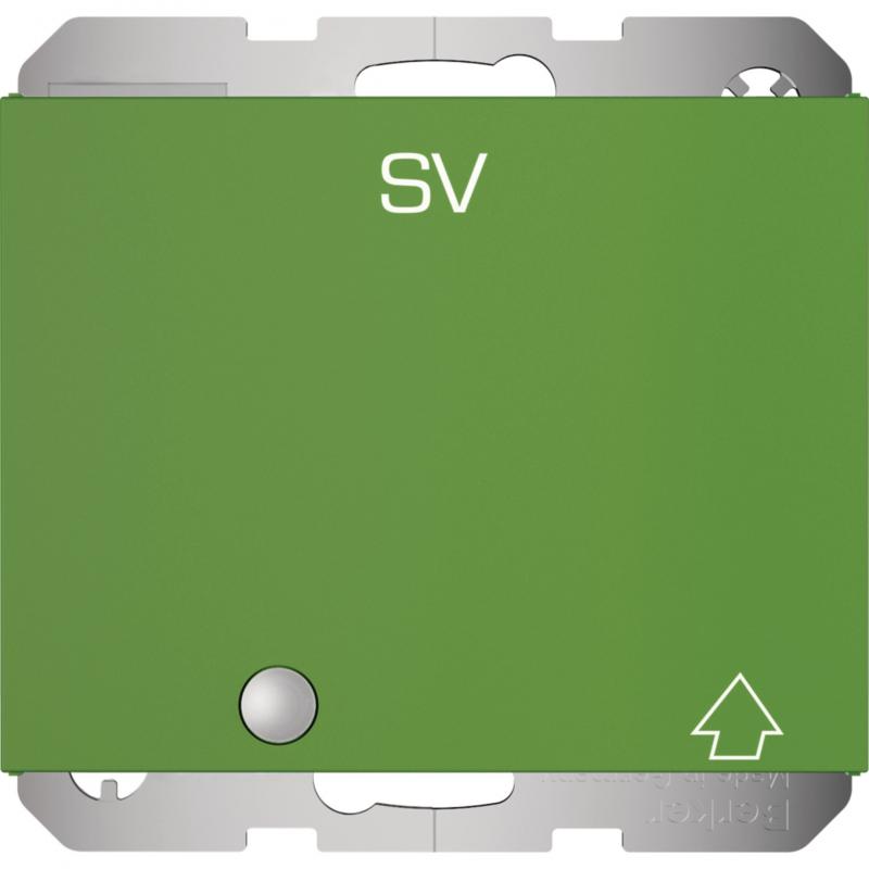 Berker 41517113 Steckdose SCHUKO m. KLPD u. LED K.x grün