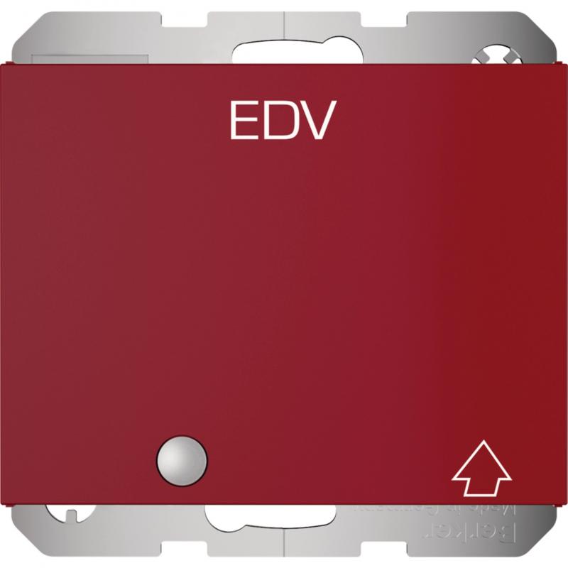 Berker 41517115 Steckdose SCHUKO m. KLPD und LED K.x rot