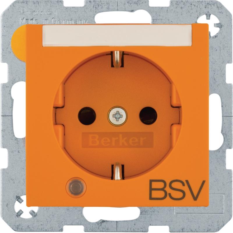 Berker 41101924 Steckdose SCHUKO BSV BSF bel.S.1 matt or
