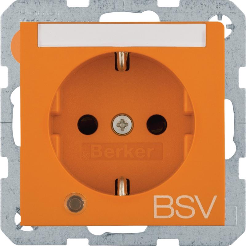 Berker 41108924 Steckdose SCHUKO BSV BSF bel.S.1 glzd or