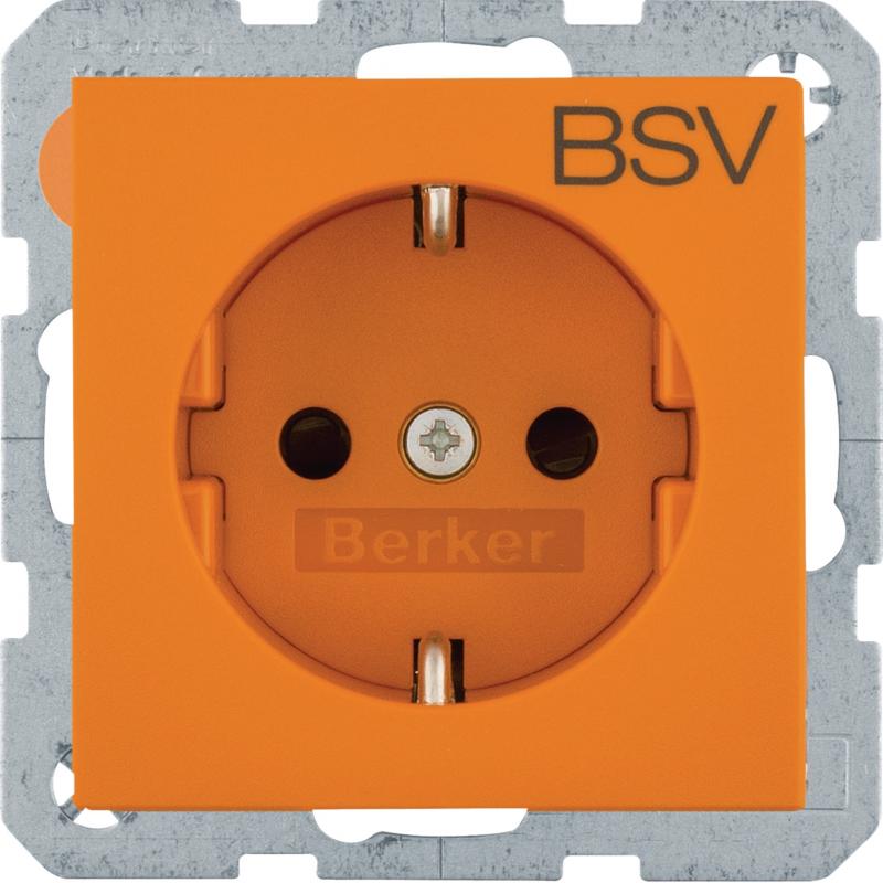 Berker 47231917 Steckd. SCHUKO BSV EHBS S.1/B.x matt or