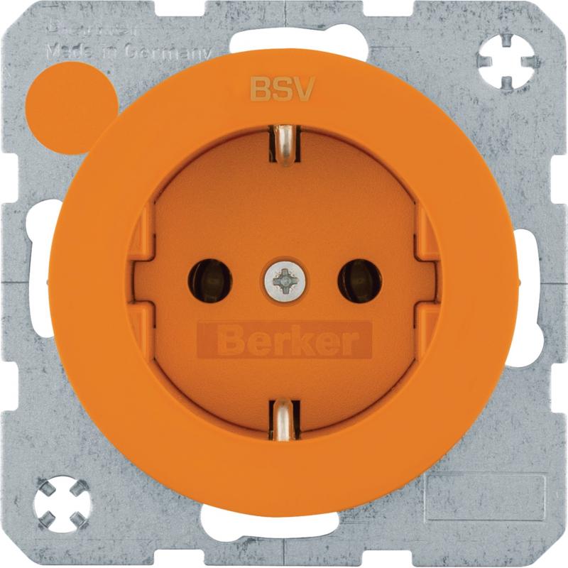 Berker 47432017 Steckdose SCHUKO BSV R.x orange