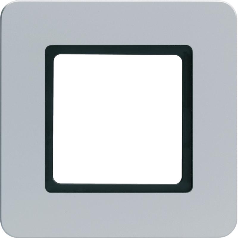 Berker 10116104 Rahmen 1fach Q.7 f. Bel., alu samt