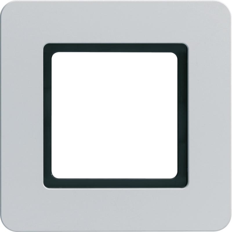 Berker 10116174 Rahmen 1fach Q.7 f. Bel., Aluminium