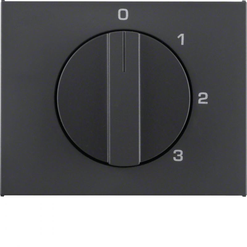 Berker 1087710600 Zentralstück m Drehk für 3S K.1 anthr
