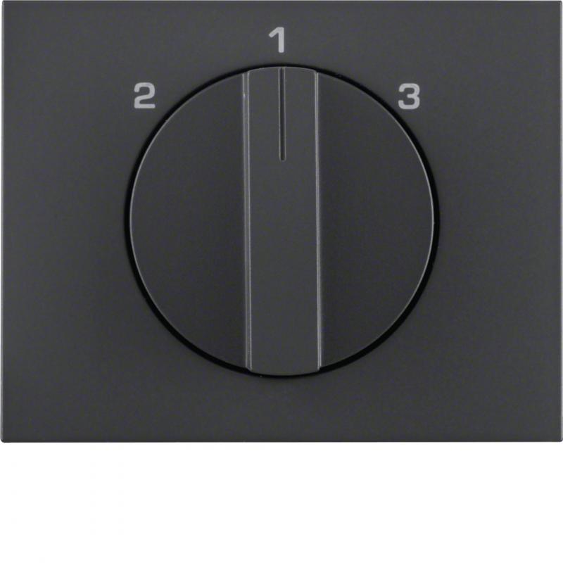 Berker 1088710600 Zentralstück m Drehk für 3S K.1 anthr