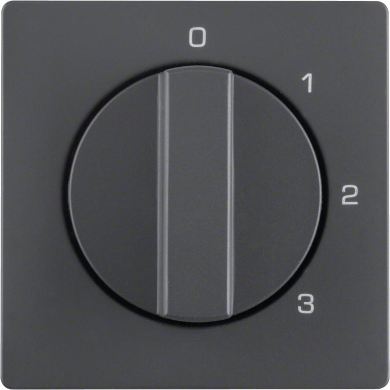 Berker 1096608600 Zentralstück m Drehk für 3S Q.x anth