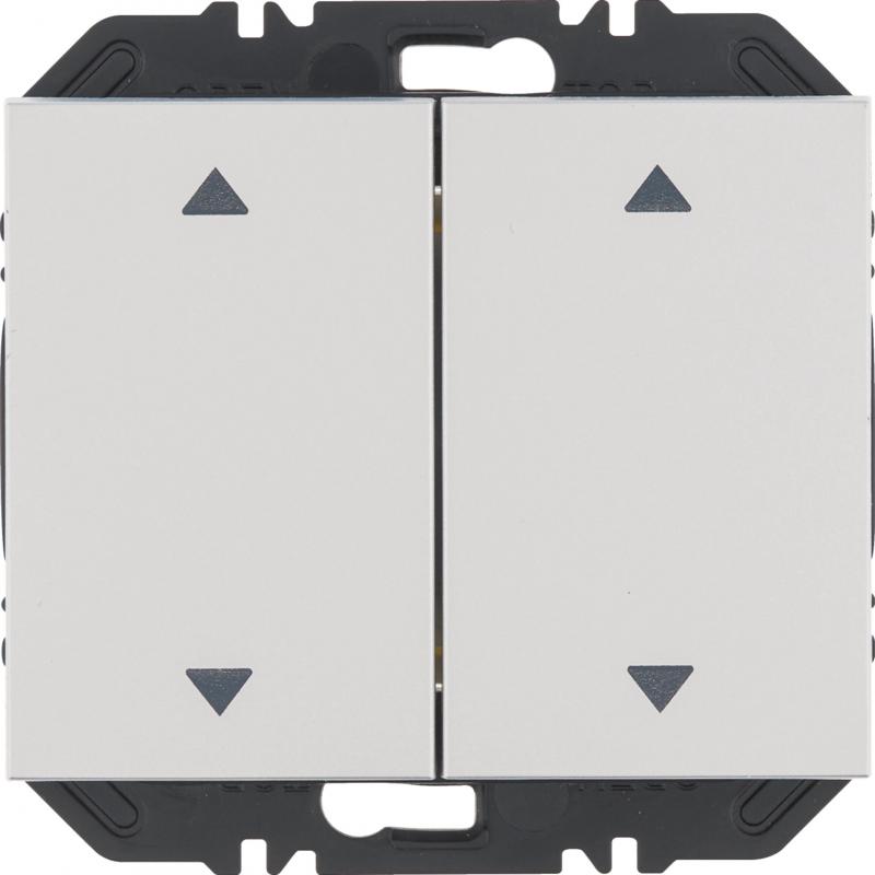 Berker 24127203 EnOcean Modul Wippe 2f Aufdr. K.5 alu