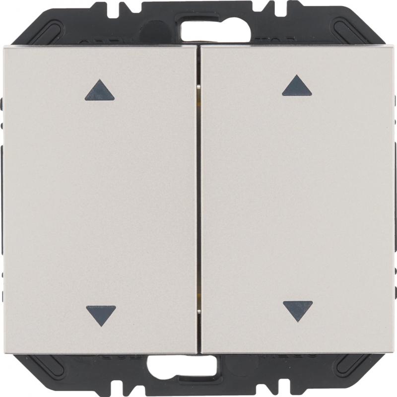 Berker 24127204 EnOcean Modul Wippe 2f, Aufdr K.5 edelst