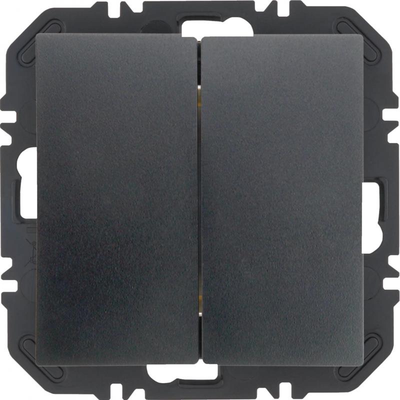 Berker 24128106 EnOcean Modul m. Wippe 2f, B.x anthr.