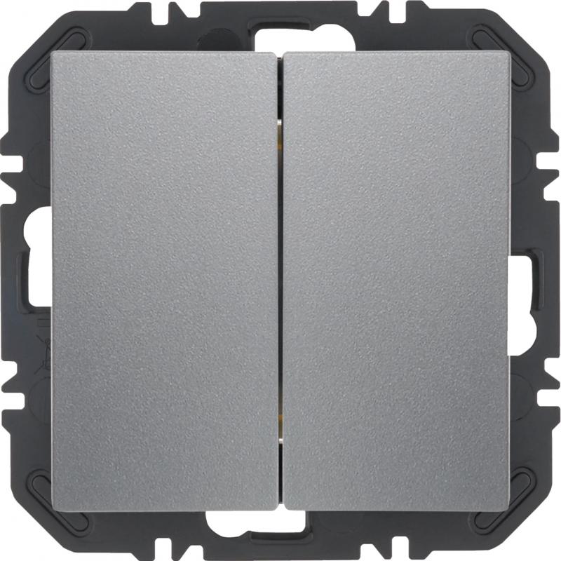 Berker 24128104 EnOcean Modul m. Wippe 2f, B.x alu mt