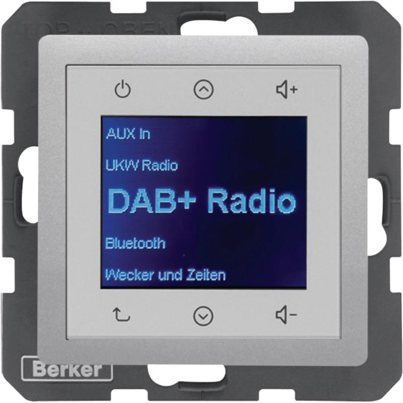 Berker 29846084 Radio DAB+, Q.x alu