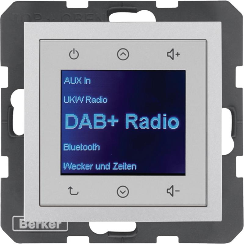 Berker 30841404 Radio DAB+, Bt., B.x alu