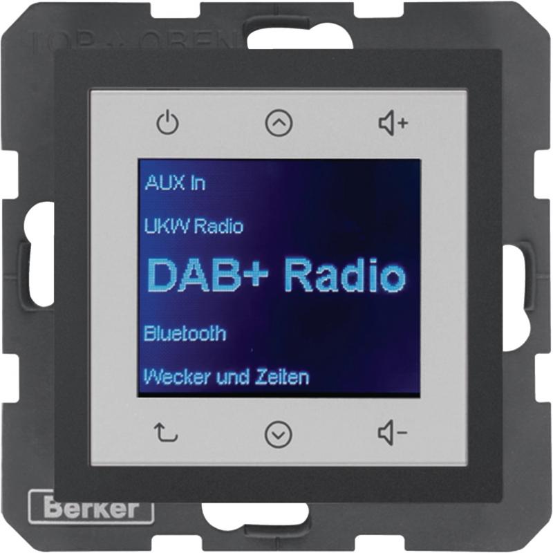 Berker 30841606 Radio DAB+, Bt., B.x anth.