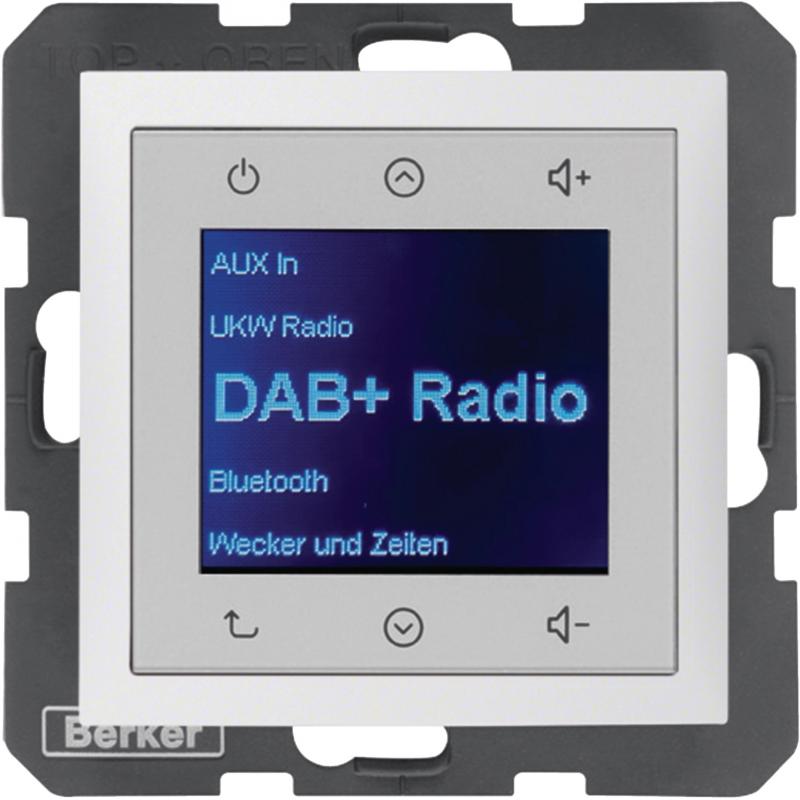 Berker 30849909 Radio DAB+, Bt., S.1/B.x pw. matt