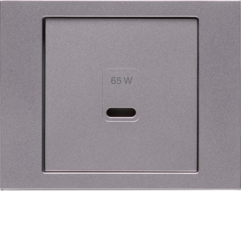 Berker 48607004 Zentralstück für USB Serie K.x, edelstahl matt, lackiert