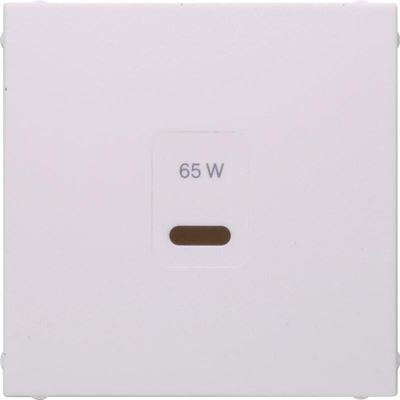 Berker 48601909 Zentralstück für USB Serie S.1, polarweiß matt