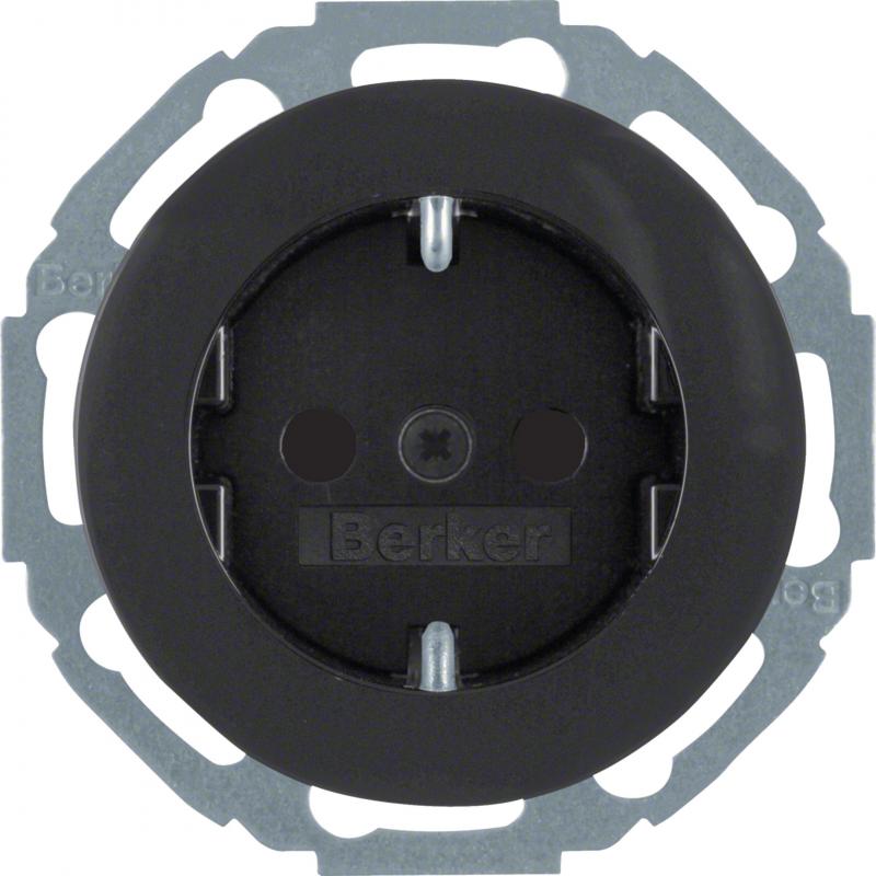 Berker MAN0306424 STD SCHUKO ERH BS R.CLASSIC SW MATT