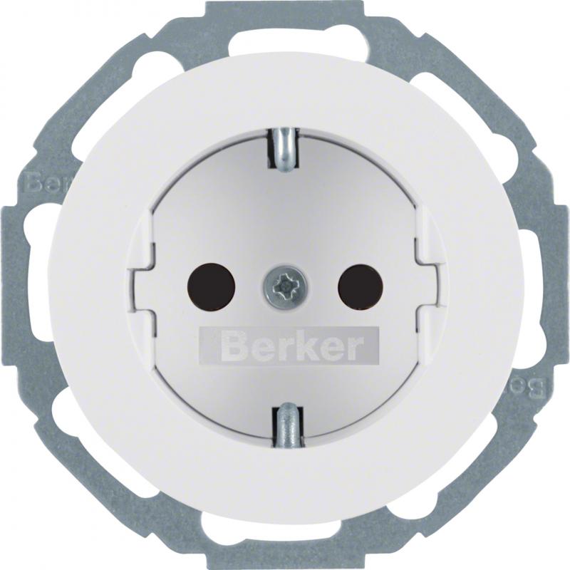Berker MAN0305224 STD SCHUKO ERH BS R.CLASSIC PW MATT