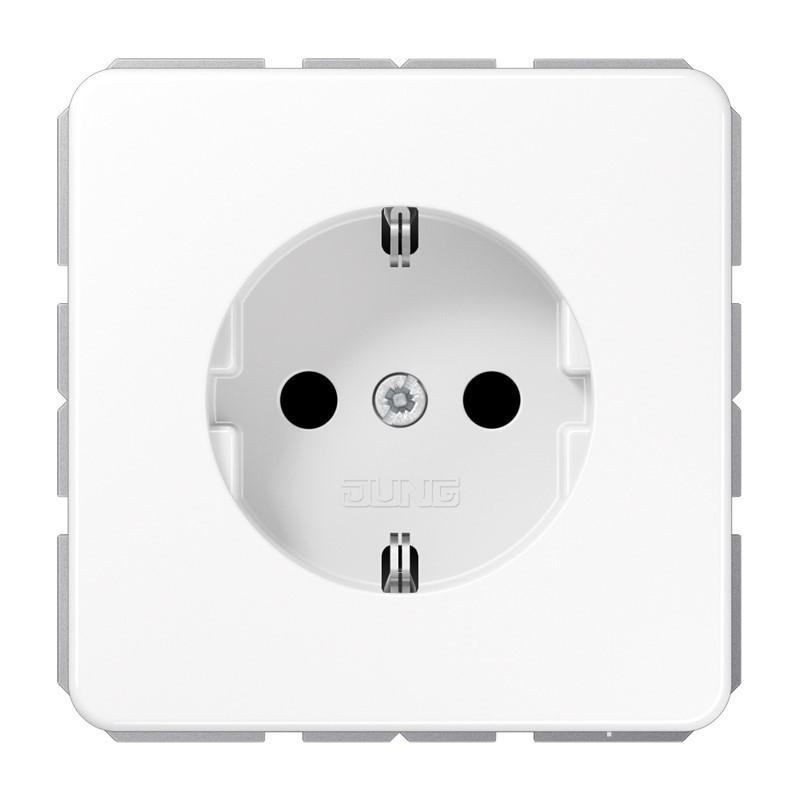 JUNG CD 1520 WW SCHUKO-Steckdose 1-fach alpinweiß