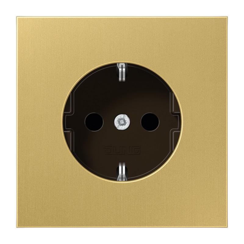 JUNG ME 1520 C SCHUKO-Steckdose 16 A 250 V Serie LS Messing classic