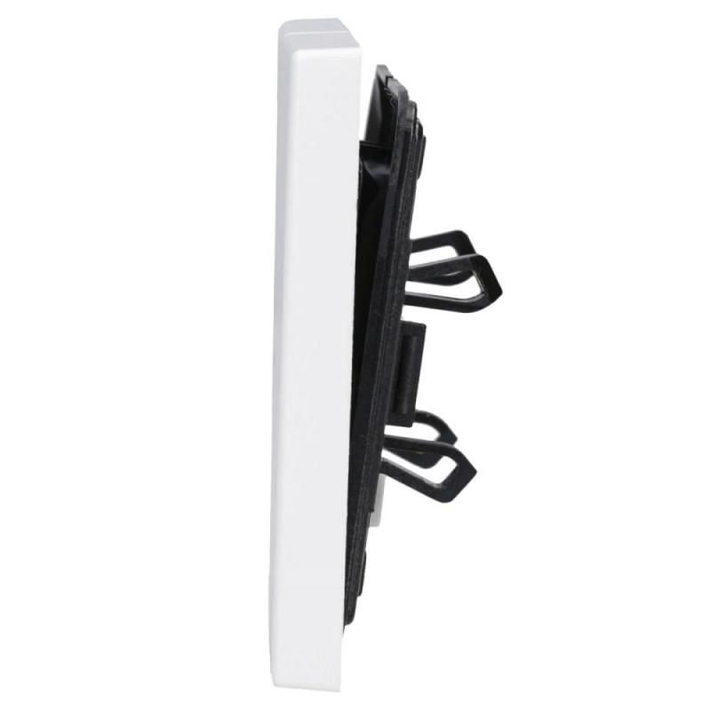 JUNG LS 995 P WW Wippe 2fach mit Pfeilsymbolen für Jalousie alpinweiß
