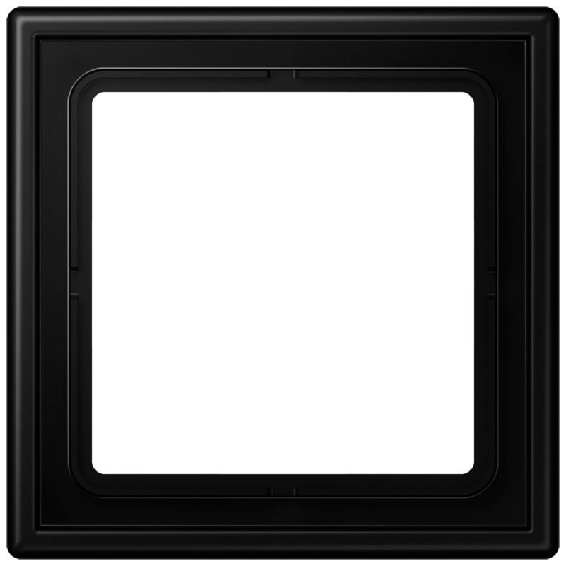 JUNG LS 981 SWM Abdeckrahmen 1fach Serie LS 990 graphitschwarz matt