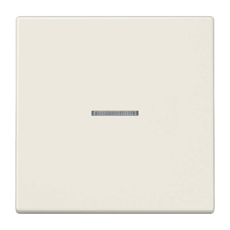 JUNG HOME Taster 1fach mit Lichtleiter BT LS 17101, weiß (ivory)