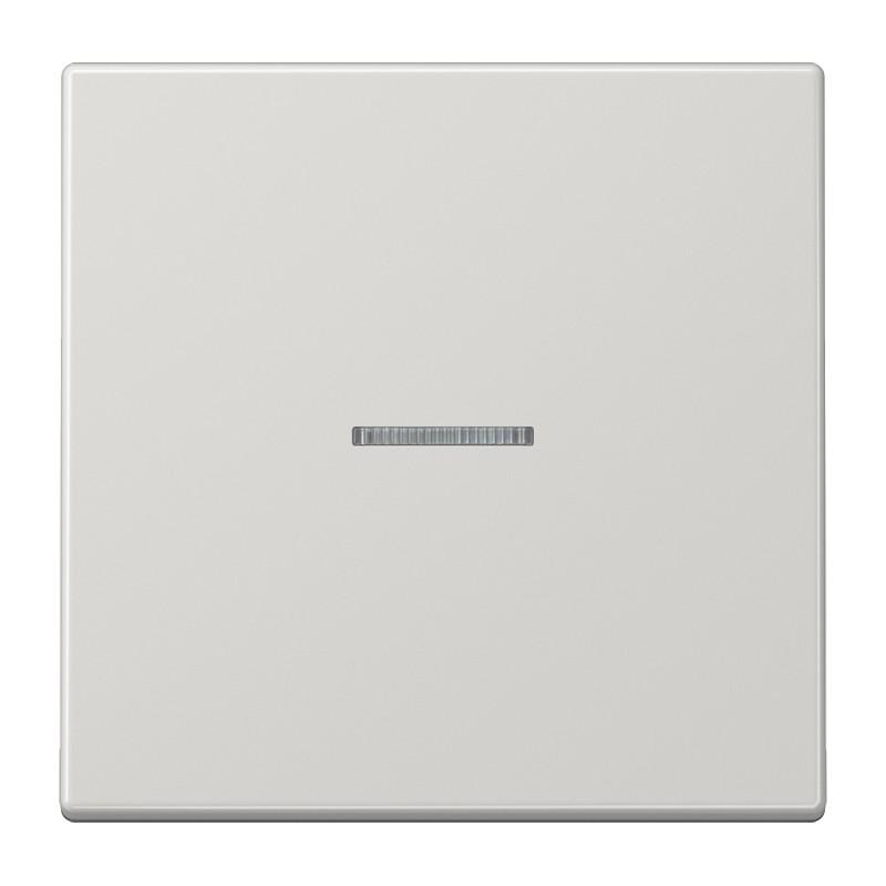 JUNG HOME BT LS 17101 LG Taster 1fach, mit Lichtleiter, lichtgrau