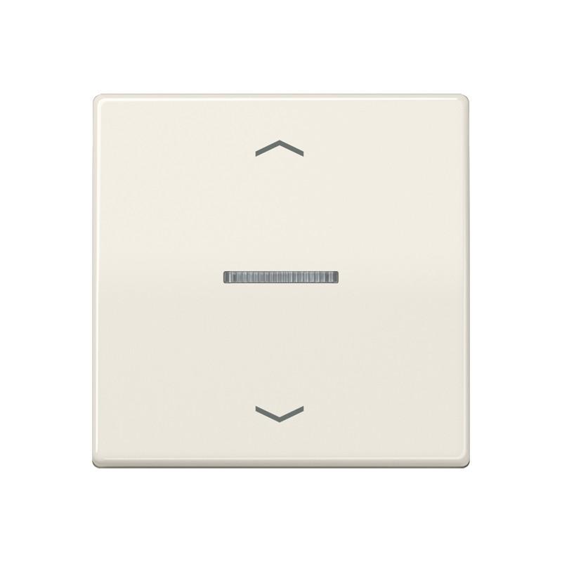 JUNG HOME BT AS 17101 P Taster 1fach, mit Pfeilsymbolen und Lichtleiter, weiß (ivory)