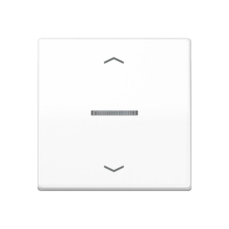 JUNG HOME BT AS 17101 P Taster 1fach, mit Pfeilsymbolen und Lichtleiter, weiß