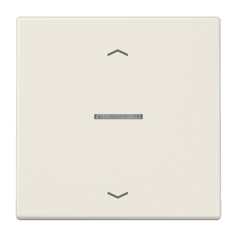 JUNG HOME Taster 1fach, mit Pfeilsymbolen, mit Lichtleiter, Duroplast, Serie LS, weiß BT LS 17101 P