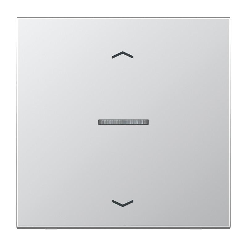 JUNG HOME Taster 1fach mit Pfeilsymbolen BT AL 17101 P Aluminium matt