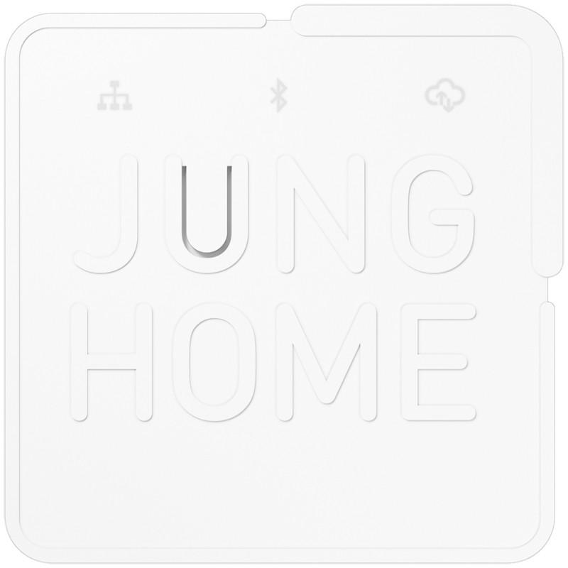 JUNG HOME Smart Gateway, Bluetooth Mesh, LAN, App-Steuerung, Repeaterfunktion, Eurostecker, BT S GATEWAY