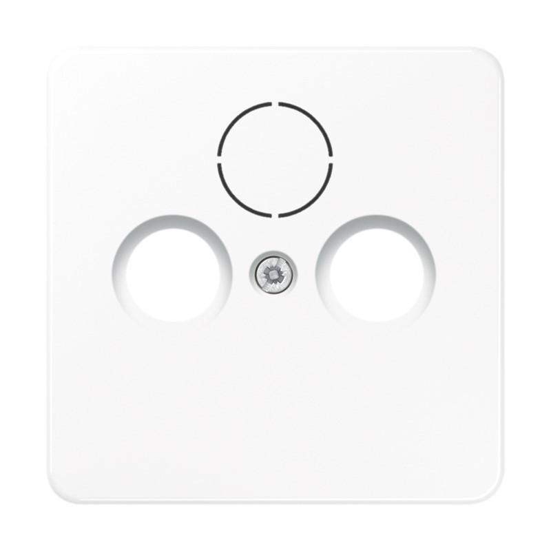 JUNG CD 561 SAT WW Abdeckung für Universal-SAT/BK-Dosen 1fach alpinweiß