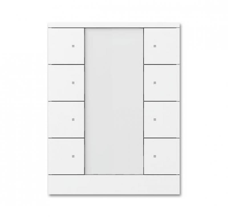 ABB SB/U8.0.1-84 Bedienelement 8-fach, mit integriertem KNX-Busankoppler