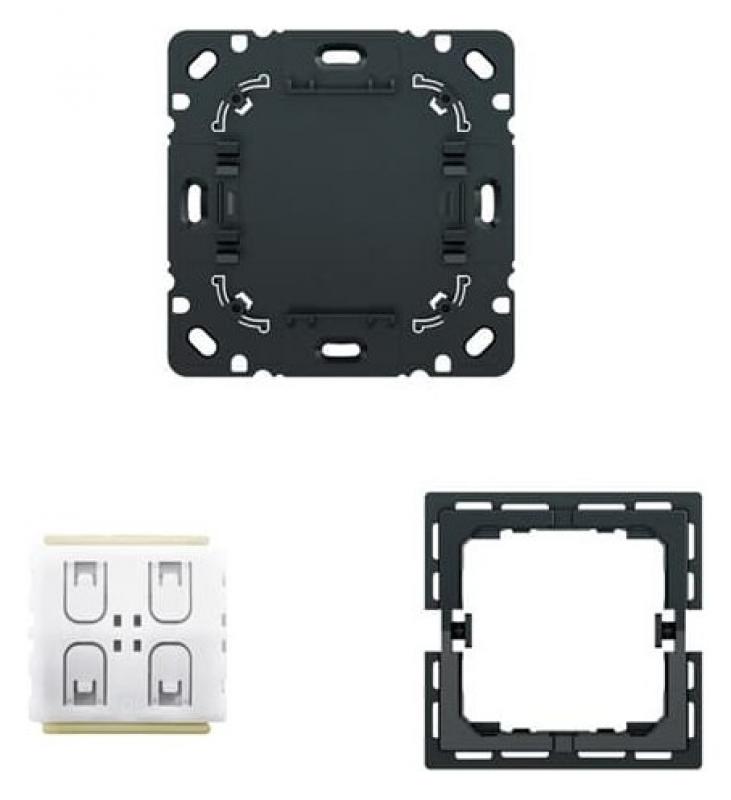Busch-Jaeger 6716/01 UBT Smart Switch Einsatz 2/4-fach Bluetooth Low Energy Busch-balance SI Busch-art linear 2CKA006710A0030