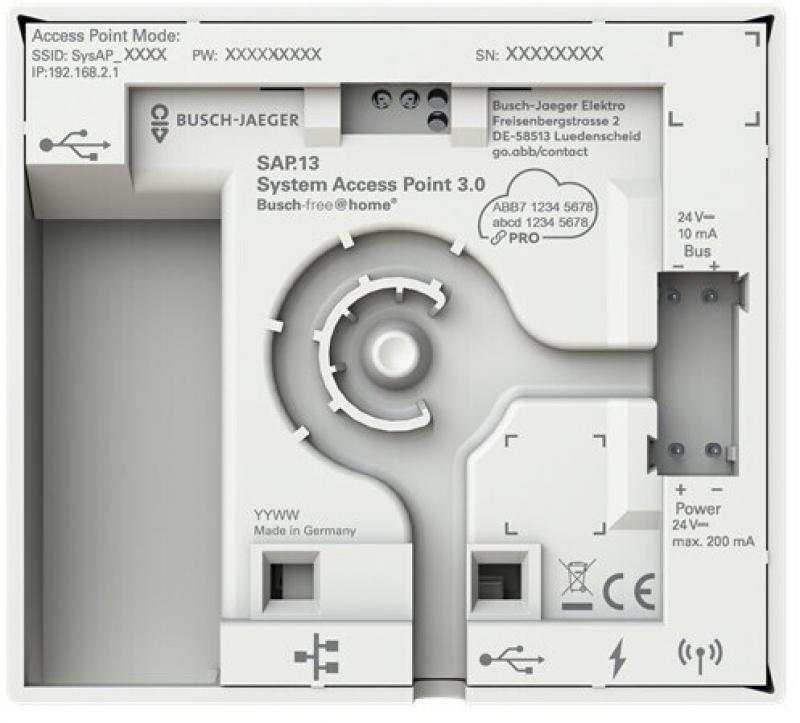 Busch-Jaeger System Access Point 3.0 Wireless SAP.13-WL Smart Home ABB-free@home Wireless 2CKA006200A0967