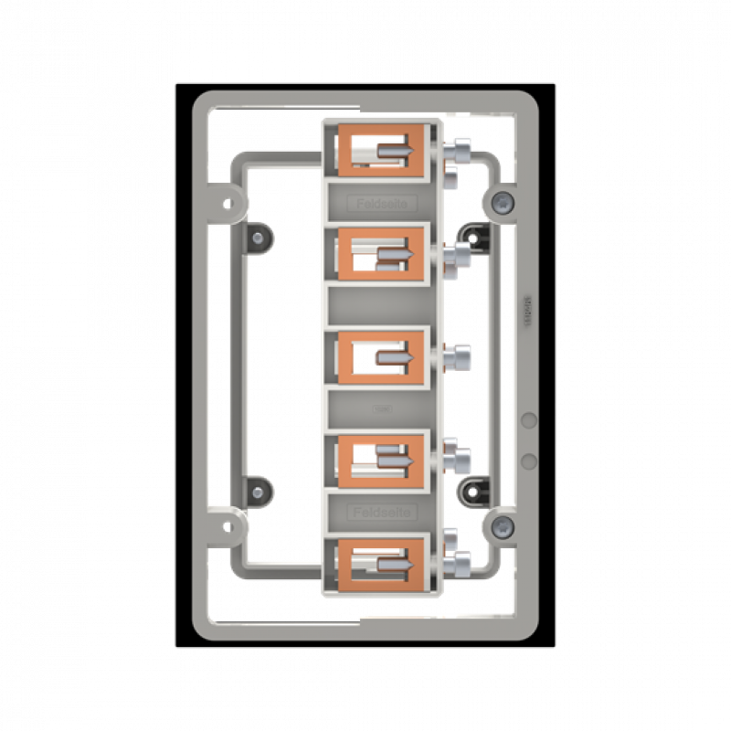 ABB STRIEBEL & JOHN TZ621 Sammelschienenverbinder 5-polig, Kupfer 2x12x5 mm Zubehör für TwinLine Schrankserie