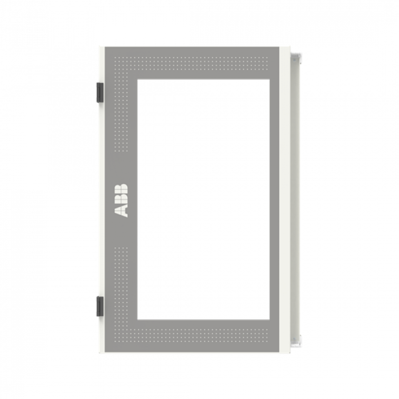 ABB STRIEBEL & JOHN TZT205L Transparente Tür 2FB/5RE, Tür links mit Sichtscheibe Zubehör TwinLine Schrankserie