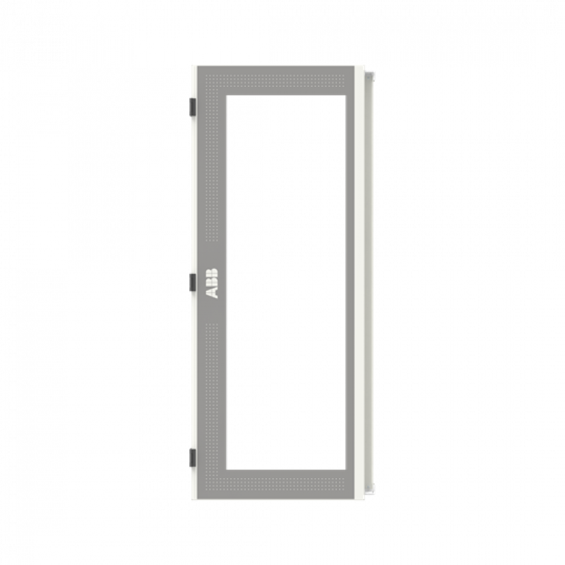 ABB STRIEBEL & JOHN TZT208L Transparente Tür 2FB/8RE, Tür links mit Sichtscheibe Zubehör TwinLine Schrankserie