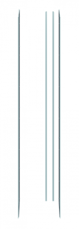 ABB STRIEBEL & JOHN TZX012S Seitenwand, SKII, 12 RE 2 Stück, T=400, Zubehör für TwinLine TX