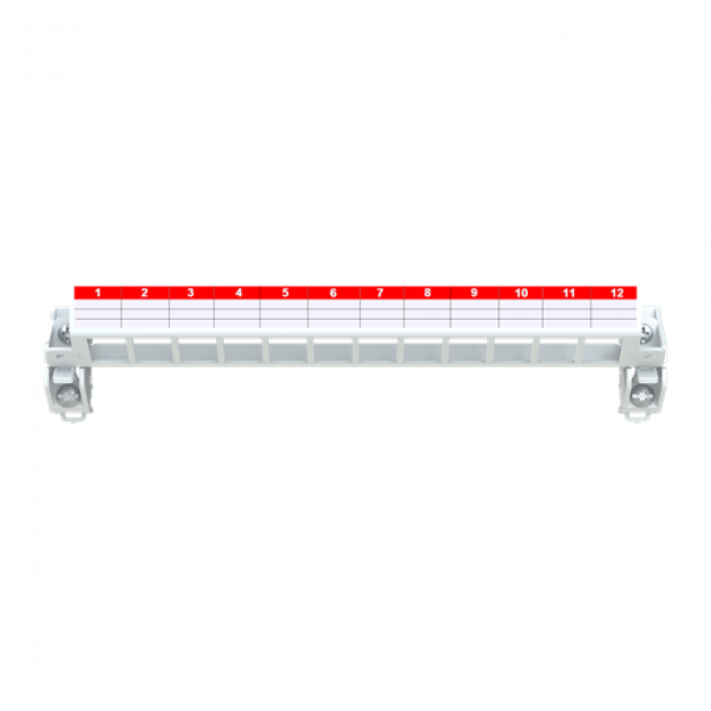 ABB STRIEBEL & JOHN ZE336 Patchpanel 12 fach, leer, Keystone