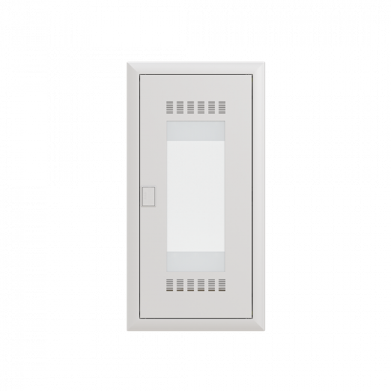 ABB STRIEBEL & JOHN UK648MWH Mediaverteiler, 4-reihig, Wifi Tür, Schutzklasse II, Schutzart IP30, für Homeway