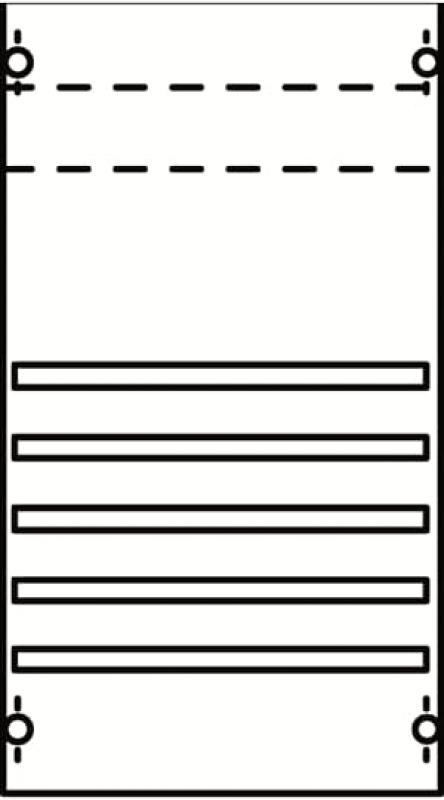 ABB STRIEBEL & JOHN 1V002A Sammelschienen-Modul, Sammelschienen-System, Klemmen, 3RE/BH0, 1FB Modul montiert auf EDF-Profil