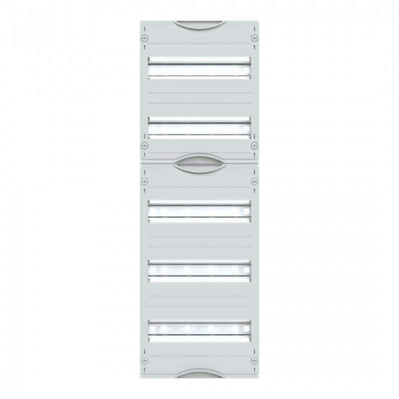 ABB STRIEBEL & JOHN 1V1A Reiheneinbaugeräte-Modul, Reihenabstand 125mm, 5RE/BH1, 1FB Modul montiert auf EDF-Profil