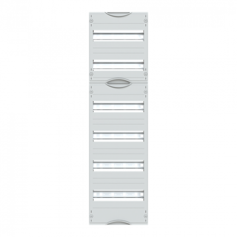 ABB STRIEBEL & JOHN 1V2A Reiheneinbaugeräte-Modul, Reihenabstand 125mm, 6RE/BH2, 1FB Modul montiert auf EDF-Profil